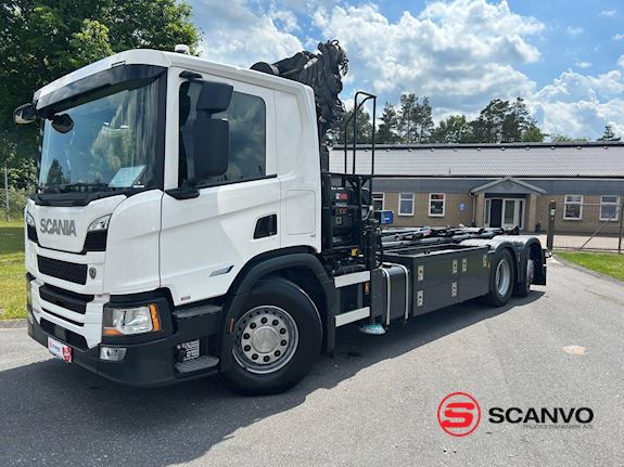 Scania P 420 B 6x2 NB - Hiab X-Hipro 192 E4 Container system/crane - 1