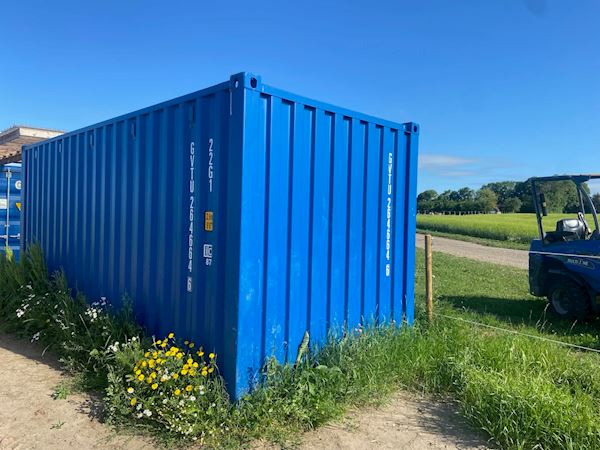 Diverse 20 fod skibs container, Container