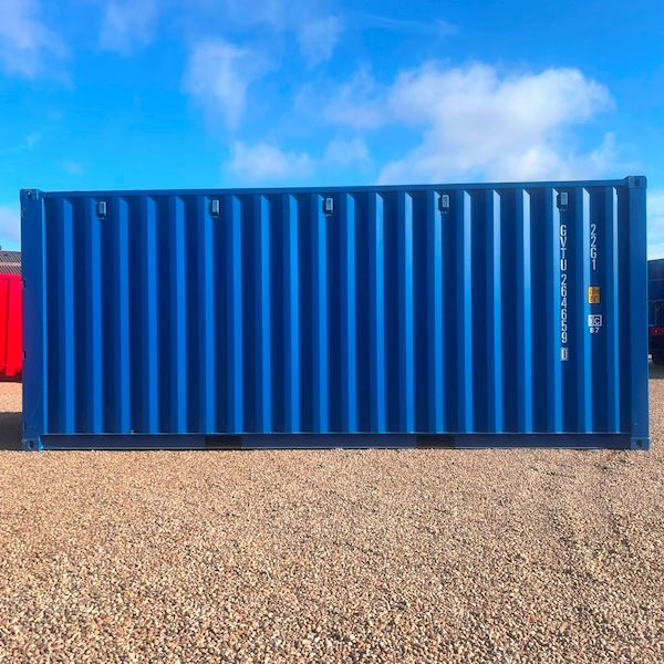 Diverse 20 fod skibs container, Container