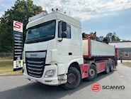 DAF XF 530 8x4 FAD +  Hiab X-Hipro 232 E-5 kran Abroller/Kran - 4