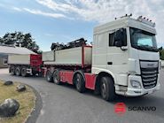 DAF XF 530 8x4 FAD +  Hiab X-Hipro 232 E-5 kran Abroller/Kran - 3