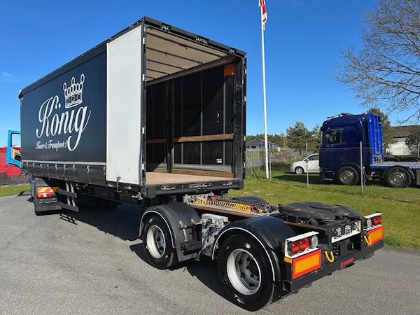 Kel-Berg 8,1 mtr - gardin link trailer 20 pallers, Link