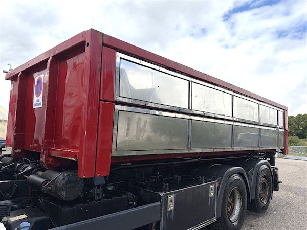 DC-Container 5,95 mtr 2-delt pendel - isoleret asfalt, Pendel