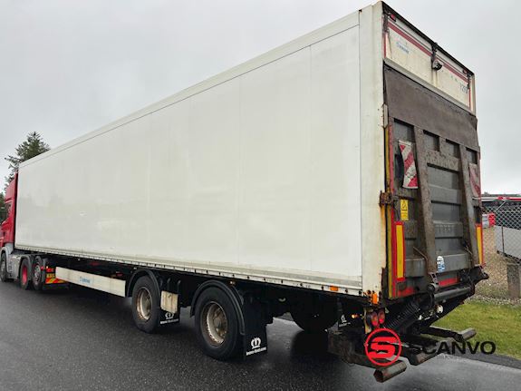 Krone 13,6 mtr boks trailer - lodretstående lift City - 1