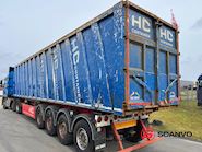 Kel-Berg T363V 12,45 mtr Hardox 72m3 stål kasse Kippanhänger - 5
