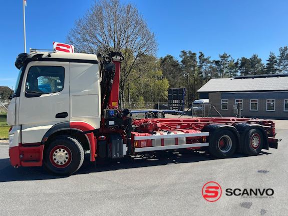 Mercedes-Benz Actros 2545 - HMF 1420K4 Abroller/Kran - 1