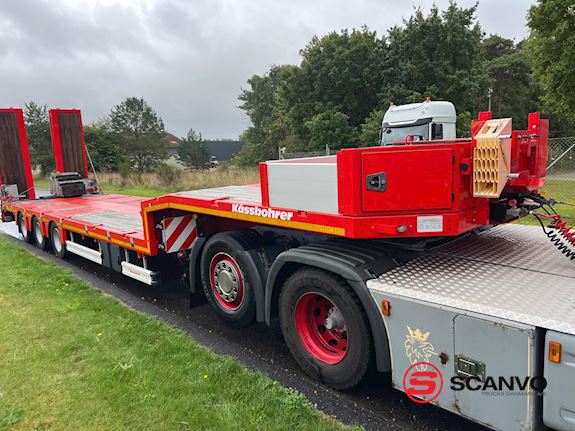 Kässbohrer SLA HS-3 13,6 mtr + 4,5 mtr udtræk + dobbelt ramper Autotransport - 1
