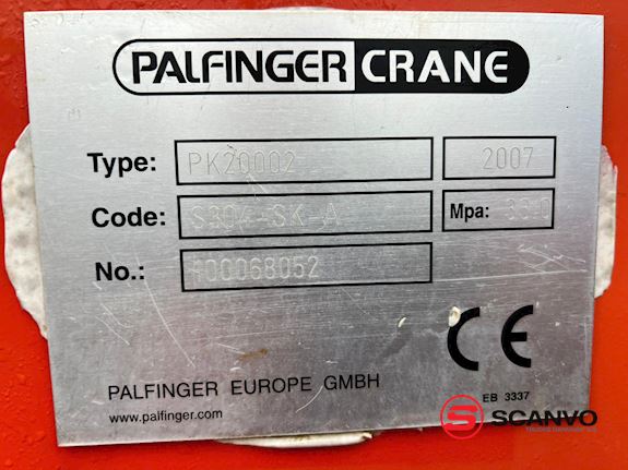Palfinger PK20002 Performance C Kran - 1