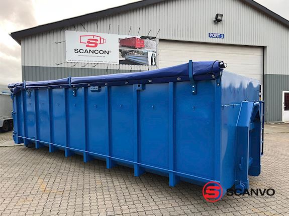 Scancon S6627K combi bagsmæk + rullepresenning Åben - 1